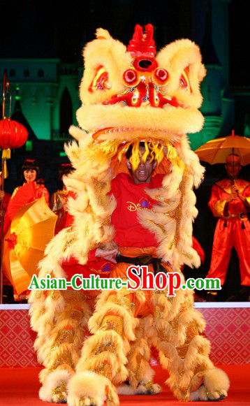 Good Fortune For All Lunar New Year Lion Dance Costume Complete Set