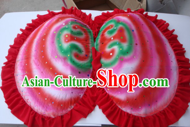 Chinese New Year Festival Celebration Clam Dancing Props Costumes Complete Set