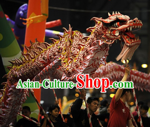 Professional Competition and Performance Ultraviolet Dragon Dance Costumes Complete Set