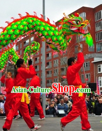 Professional Competition and Performance Ultraviolet Dragon Dancing Costumes Complete Set