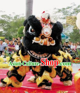 Professional Performance and Competition Top Lion Dance Costumes Complete Set