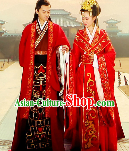 Traditional Chinese Wedding Dresses Complete Set for Brides