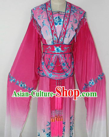 Chinese Ancient Water Sleeve Color Transition Dancing Costumes for Women