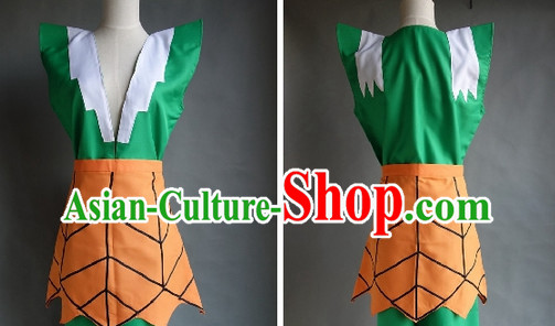 Chinese Cartoon Character Gourd Brothers Costume