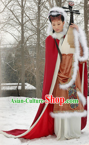 Ancient Chinese Wang Zhaojun Costumes Complete Set