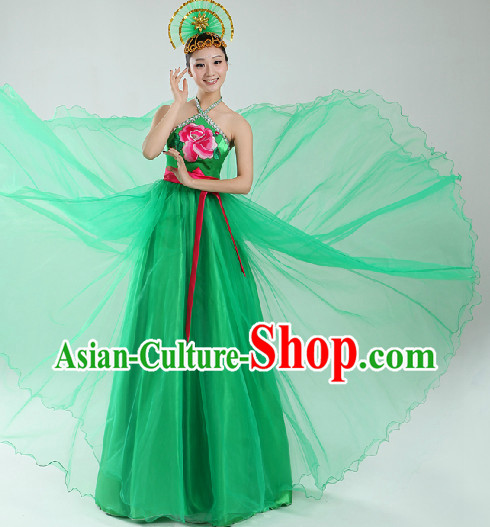 Enchanting Effect Classical Costumes and Headwear Complete Set for Women