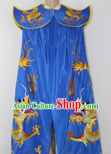 Classical Mask Changing Mantle Embroidered Dragon Cape