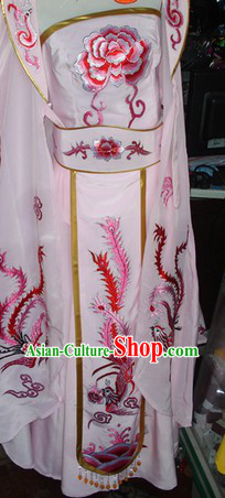 Traditional Chinese Opera Stage Performance High Collar Empress Costumes