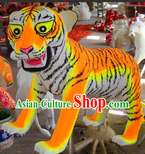 Tiger Year Display Arts of Twelve Sheng Xiao 12 Symbolic Animals Associated with A 12 Year Cycle