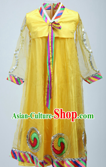 Korean Ethnic Chorus Uniform or Dance Garment for Women or Kids