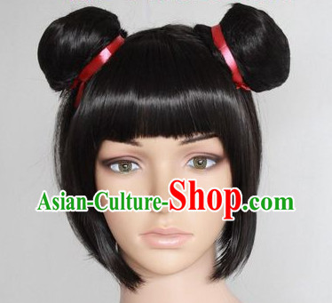 Chinese Doll Black Wig
