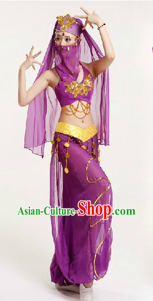 Professional Custom Make Stage Performance Indian Dancing Costumes
