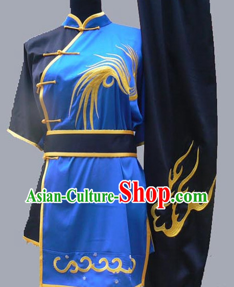 Top Short Sleeves Wushu Students Uniform