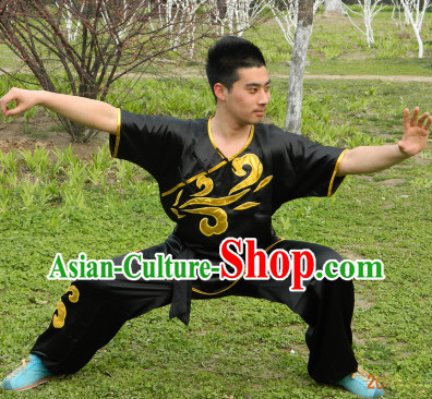 Top Short Sleeves Taiji Wushu Clothing