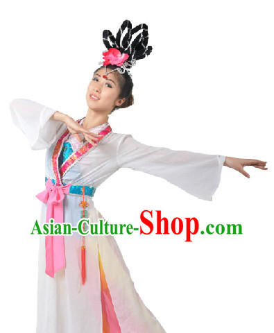 Classical Dance Team Costume and Headdress
