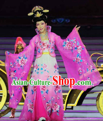 Ancient Chinese Tang Dynasty Princess Embroidered Clothes Complete Set