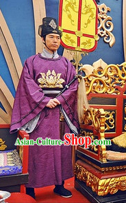 Chinese Tang Dynasty Official Clothes online and Hat Complete Set