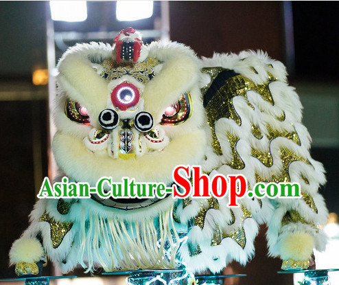 LED Eyes Top Chinese Lion Dance Equipments Complete Set Set for Spring Festival