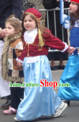 Traditional Greek AMALIA Costume for Kids