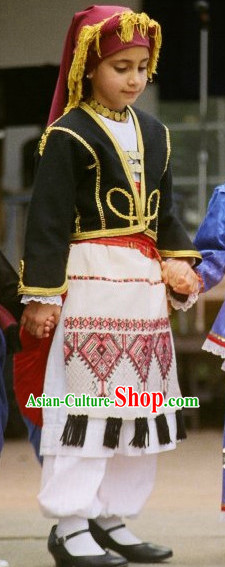 Traditional Greek Kids Costumes