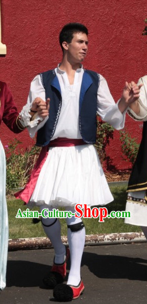 Traditional Boys Greek Costumes Complete Set