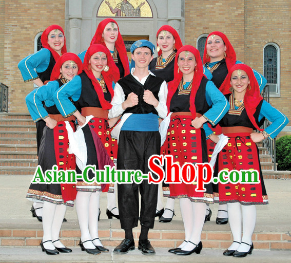 Greek Dancing Costumes for Girls