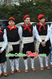 Greek Folk Male Costumes Complete Set