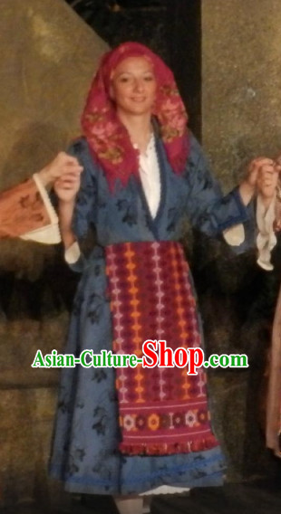Traditional Greek Costumes Complete Set