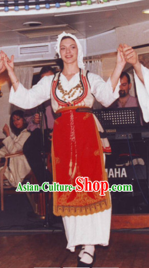 Traditional Greek Dance Costumes Shop Female Complete Set