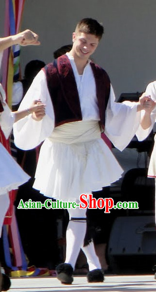 Male Greek Costumes Complete Set