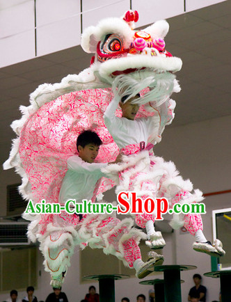 Top Pink Southern Lion Dance Equipment Complete Set