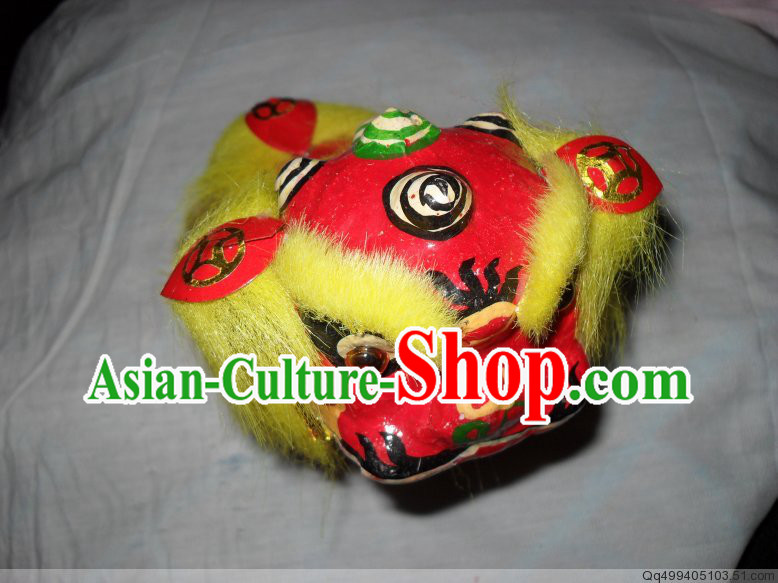 chinese lion dancing