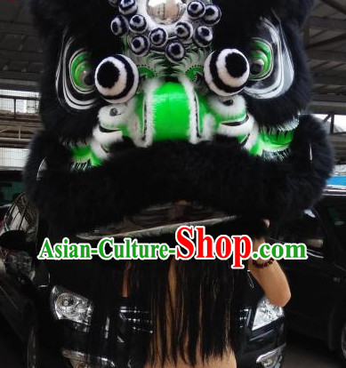 Zhang Fei Style Lion Dance Head for Sale Complete Set