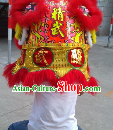 chinese lion dancing