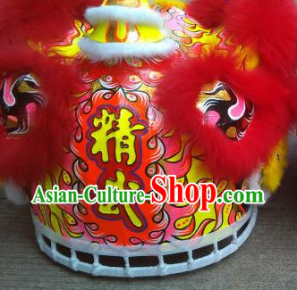 chinese lion dancing