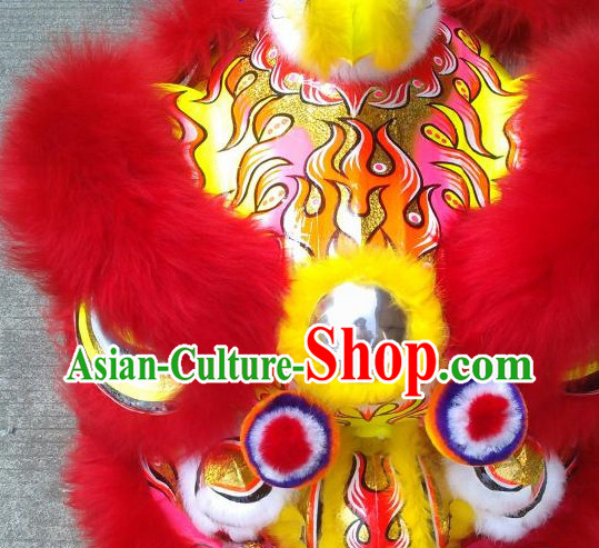 chinese lion dancing