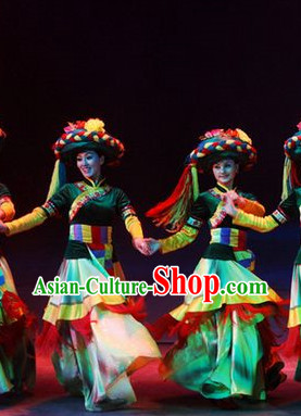 China 56 Ethnic Costumes and Hat for Women