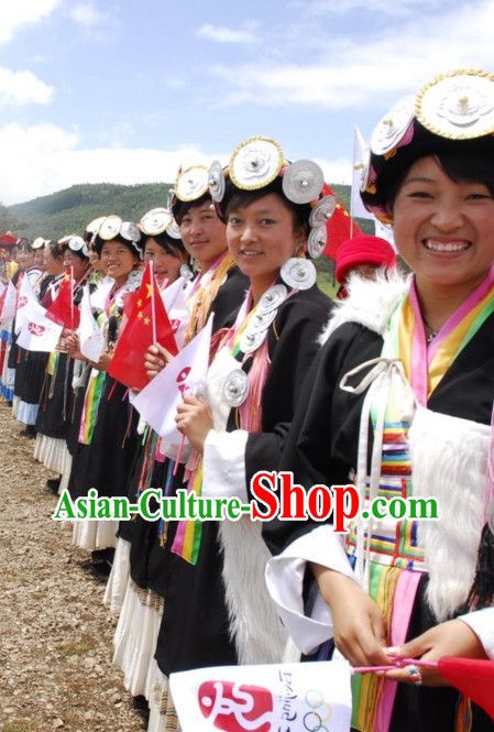Chinese Minority Group Costume   Accessories of Naxi