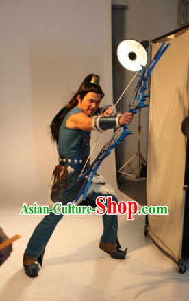 Ancient China General Warrior Armor Cosplay Costumes for Men