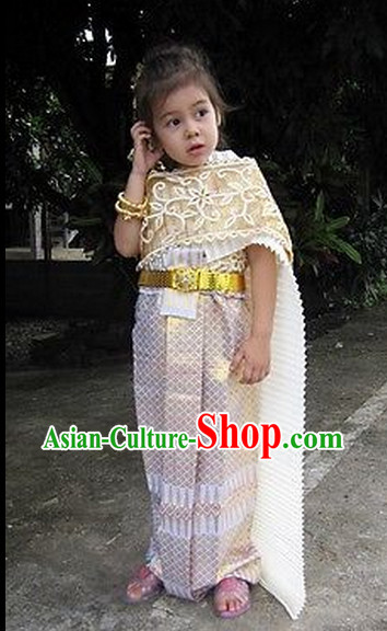 Formal Thai Clothing for Kids Girls