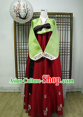 Asian Fashion Korean Hanbok National Clothes for Women