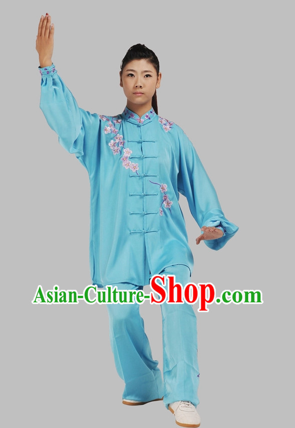 Asian China Wu Shu Wushu silk uniform uniforms costumes wushu clothing