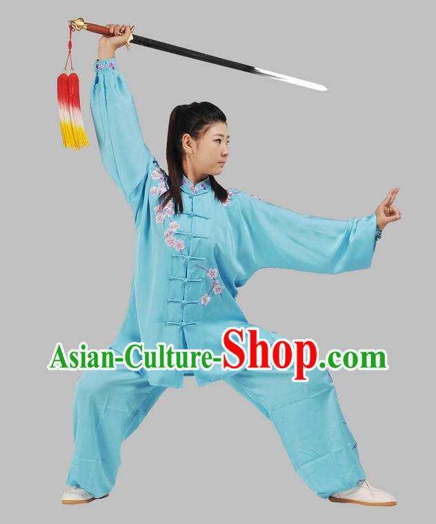 Asian China Wu Shu Wushu silk uniform uniforms costumes wushu clothing