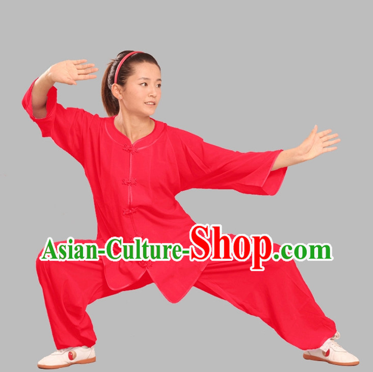 Summer Wear Tencel Kung Fu Uniform Complete Set for Adults or Kids