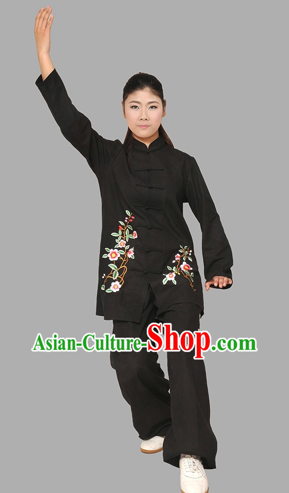 Long Sleeves Kung Fu Uniforms Complete Set