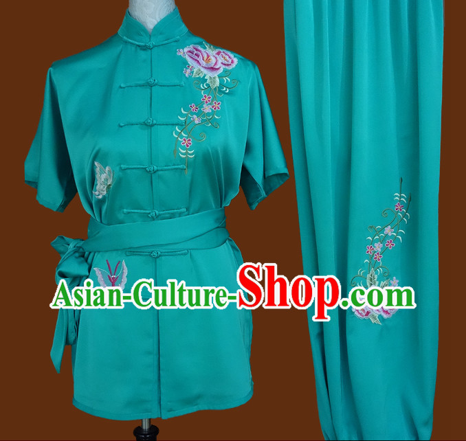 Top China Traditional Wing Chun Kung Fu Wooden Dummy Practice Uniforms