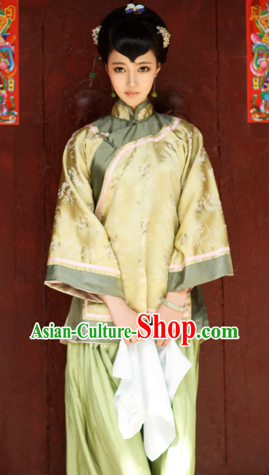 China Minguo Dress Carnival Costumes Dance Costumes Traditional Costumes for Women