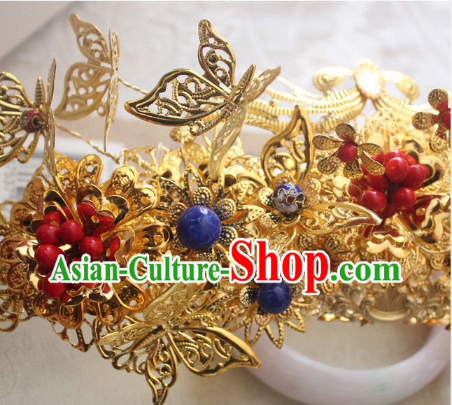 Chinese Traditional Hair Accessories Comb Fascinators Headbands Bridal Headpieces