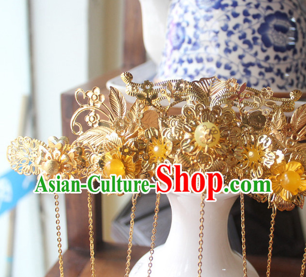 Chinese Traditional Hair Accessories Hair Fascinators Headbands Bridal Headpieces