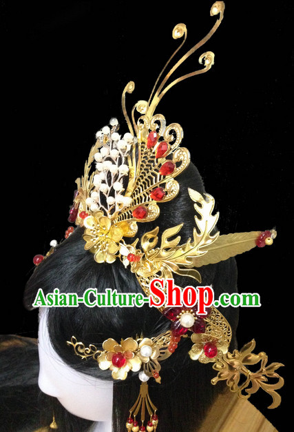 Chinese Traditional Hair Accessories Hair Fascinators Headbands Bridal Headpieces